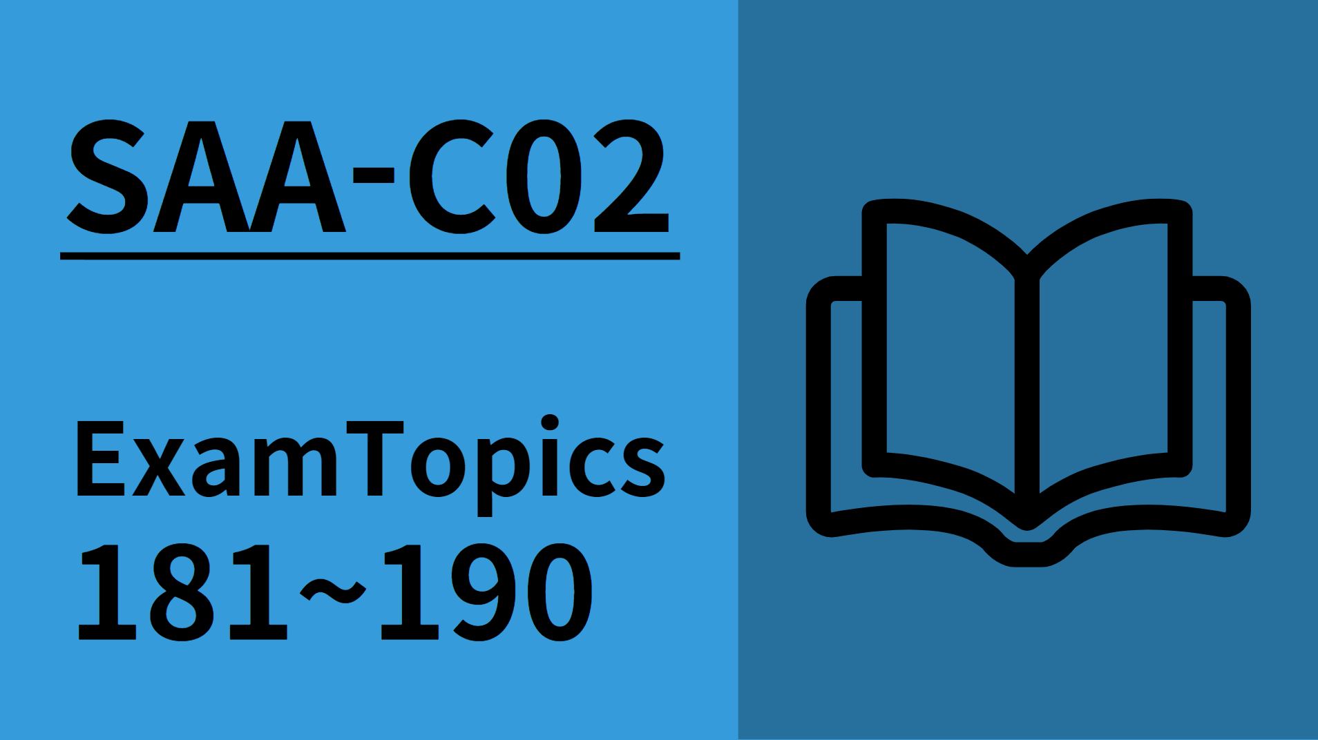 [AWS-SAA] Examtopics 181~190